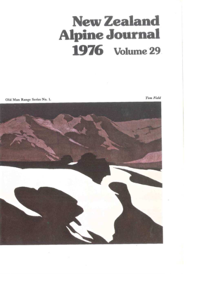New Zealand Alpine Journal 1976 Vol 29 cover